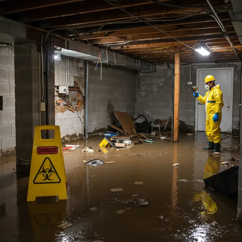 Flooded Basement Electrical Hazard in Holualoa, HI Property